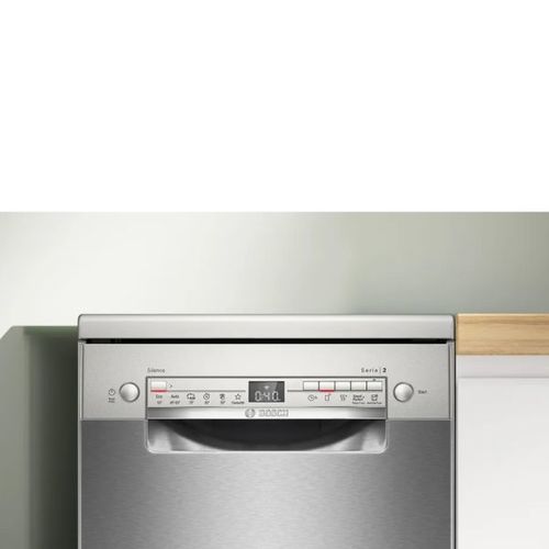 מדיח כלים צר 10 מע' Bosch SPS2HKI58E דמוי נירו' 