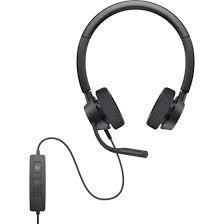 אוזניות חוטיות Dell 520-AAVV Stereo Headset WH1022