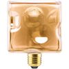 GLOW גלוב C95JR זכוכית עיצווב מרובע 8 וואט 2200K לעמעום