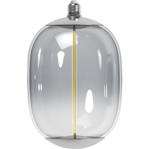 נורת "אליקנטה" זכוכית אפורה 2000K E27 4W 178*285mm יורולוקס 
