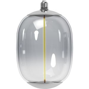 נורת "אליקנטה" זכוכית אפורה 2000K E27 4W 178*285mm יורולוקס 
