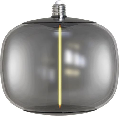 נורת "מדריד" זכוכית מעושנת 2000K E27 4W 220*215mm יורולוקס 
