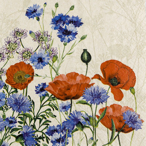 מפיות נייר 20 יח' Wild Poppies