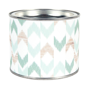 נר ריחני בפחית מעוצבת Bamboo Ikat