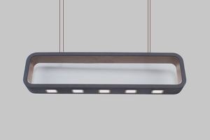 מנורת תלייה 50W DARK WOOD BROWN