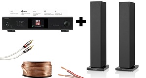 מגבר ALL IN ONE מבית ROTEL דגם S14 + זוג רמקולים רצפתיים מבית B&W דגם 704 S3 