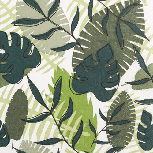 מפיות נייר 20 יח' Tropical Leaves