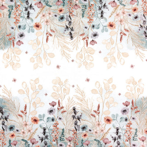 מפיות נייר 20 יח' Mellow Flowers natural