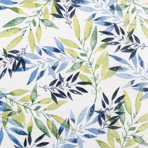 מפיות נייר 20 יח' Watercolour Leafs green