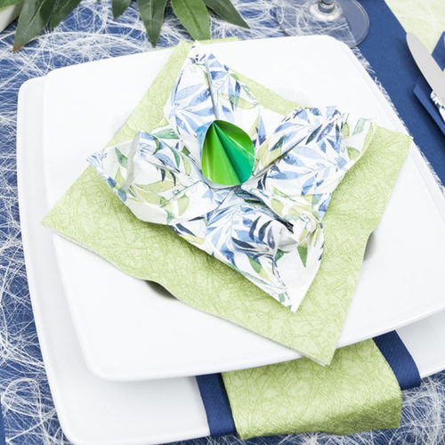 מפיות נייר 20 יח' Watercolour Leafs green
