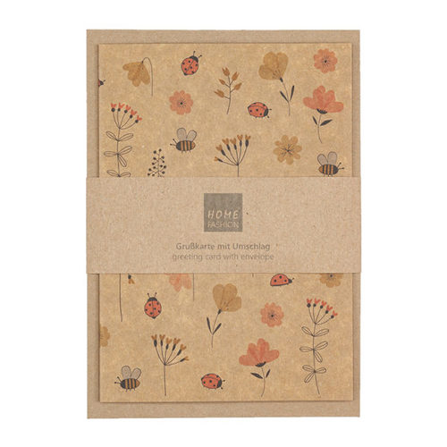 כרטיס ברכה מעוצב Ladybugs and Bees