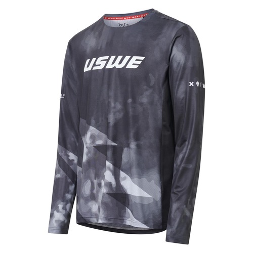 חולצת אופניים ארוכה שחור - USWE LUFTIG MTB JERSEY MEN