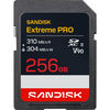  כרטיס זיכרון SANDISK 256GB Extreme PRO UHS-II SDXC