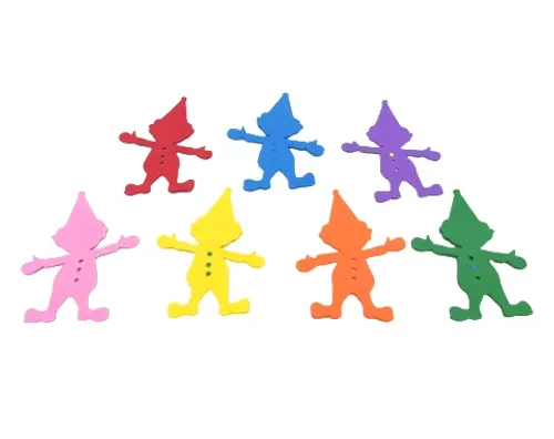 חיתוכי סול - ליצן קטן צבעוני - 60 יח'