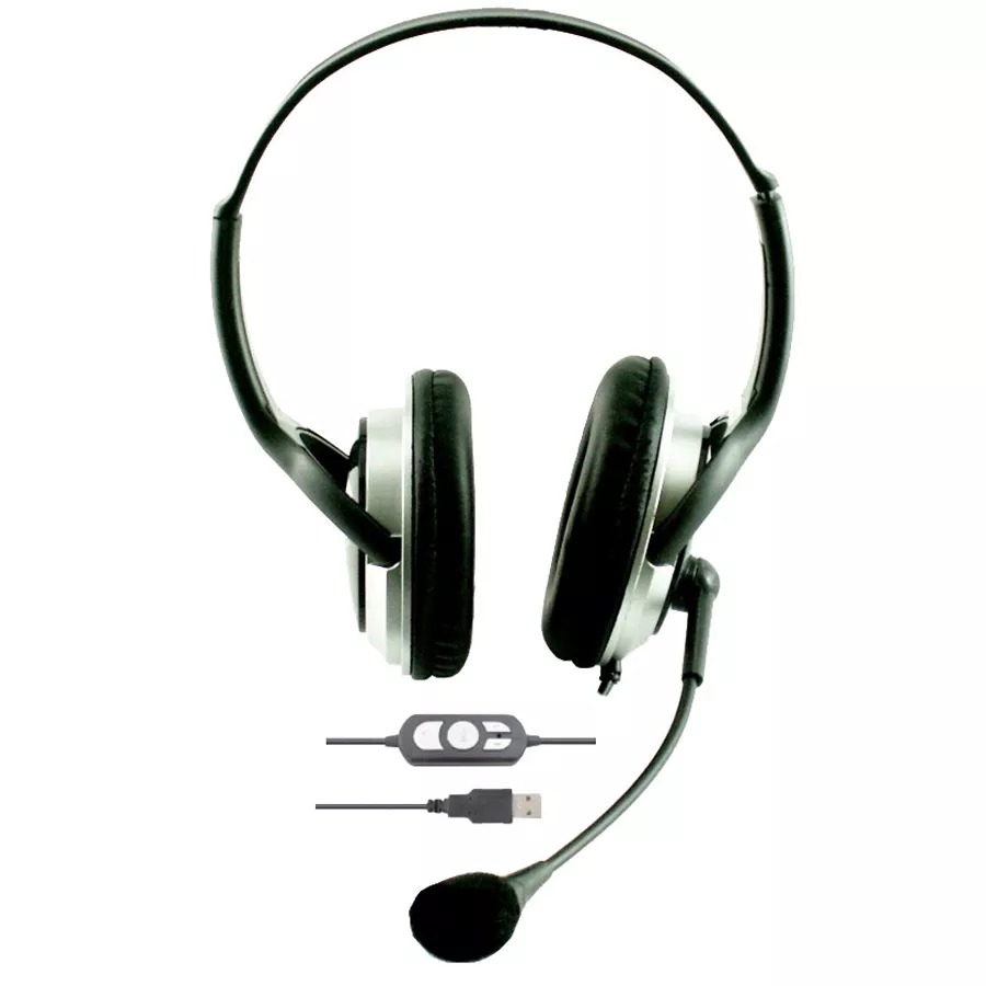 אוזניות למחשב עם מיקרופון חיבור GOLD TOUCH HYG-850 USB