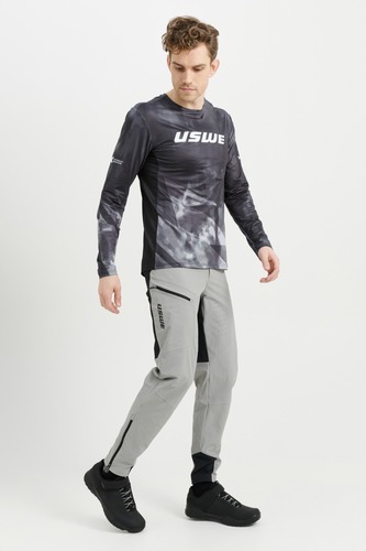 מכנס רכיבה ארוך אפור - USWE SKRUBB MTB PANTS MEN