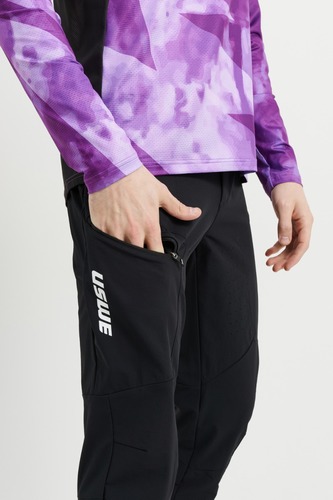 מכנס רכיבה ארוך שחור - USWE SKRUBB MTB PANTS MEN