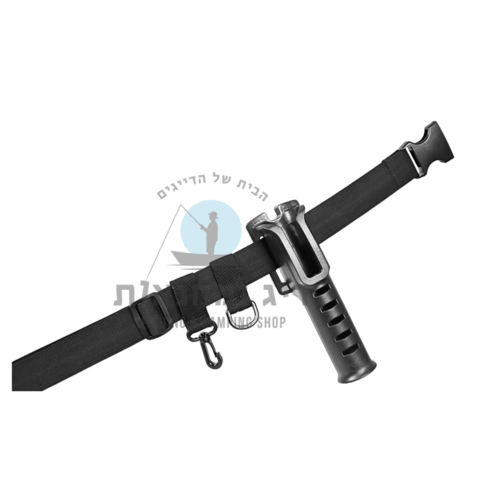 סטנד למקל כולל חגורת דייג,עם תופסנים לפלאייר וגריפר