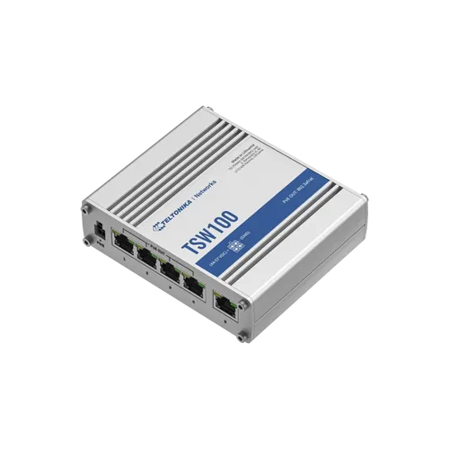מתג תעשייתי‏‎ TSW100 TELTONIKA POE+ ‎