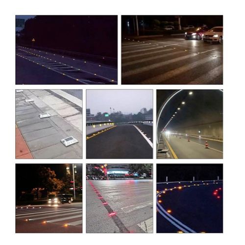 עיני חתול סולאריות | פנס כביש סולארי גוון אור לבן
