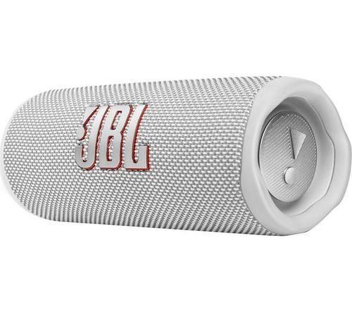 רמקול נייד אלחוטי עמיד למים JBL Flip 6 Bluetooth בצבע לבן