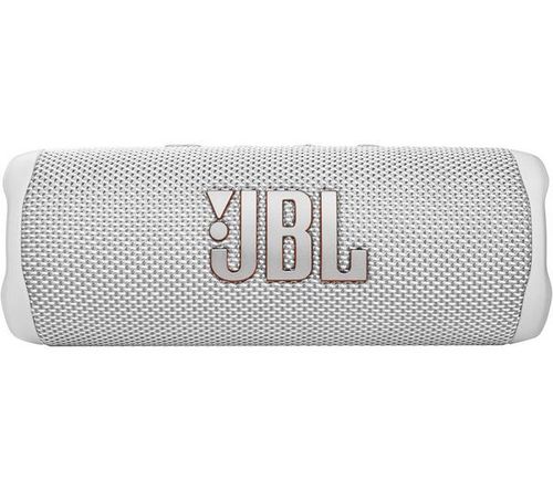 רמקול נייד אלחוטי עמיד למים JBL Flip 6 Bluetooth בצבע לבן