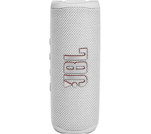 רמקול נייד אלחוטי עמיד למים JBL Flip 6 Bluetooth בצבע לבן