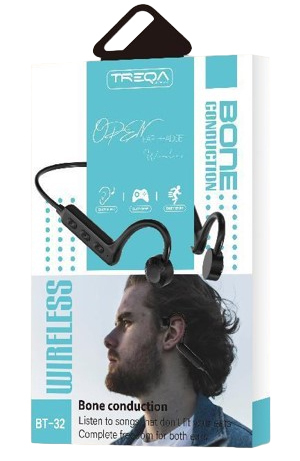 אוזניות עצם בלוטוס קשת Treqa לחובבי ספורט