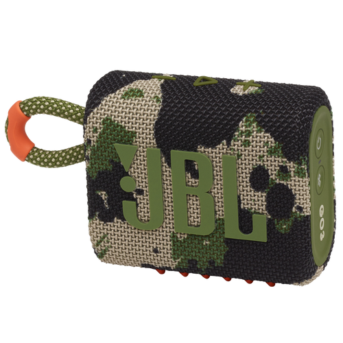 רמקול נייד אלחוטי וקומפקטי עמיד למים JBL Go 3 Bluetooth בצבע צבאי