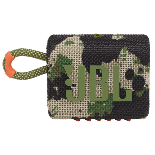 רמקול נייד אלחוטי וקומפקטי עמיד למים JBL Go 3 Bluetooth בצבע צבאי