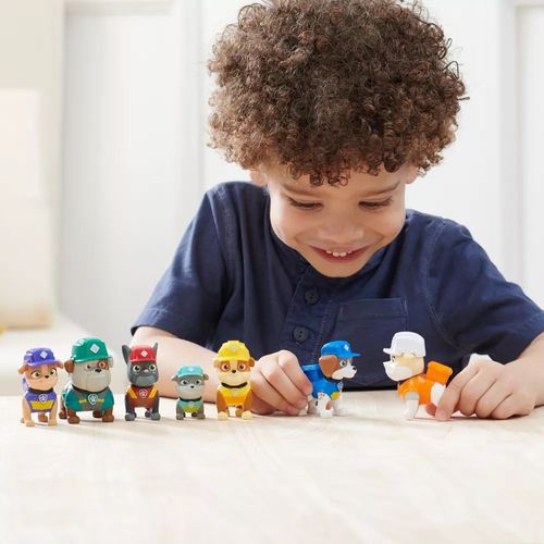 ראבל והבנאים: סט 7 דמויות של צוות הגורים