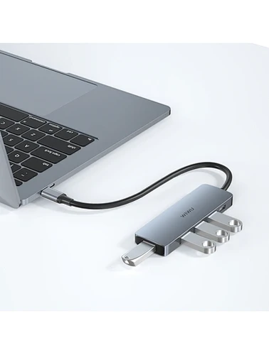 תחנת עגינה 5 ב-1 עם חיבור USB Type-C 100W 