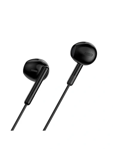 אוזניות לטלפון עם חיבור טייפ סי WiWU EarBuds EB314 Type-C - צבע שחור