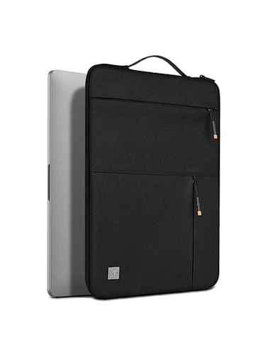 תיק למחשב נייד 15.6 אינץ' WIWU Alpha Slim Sleeve שחור