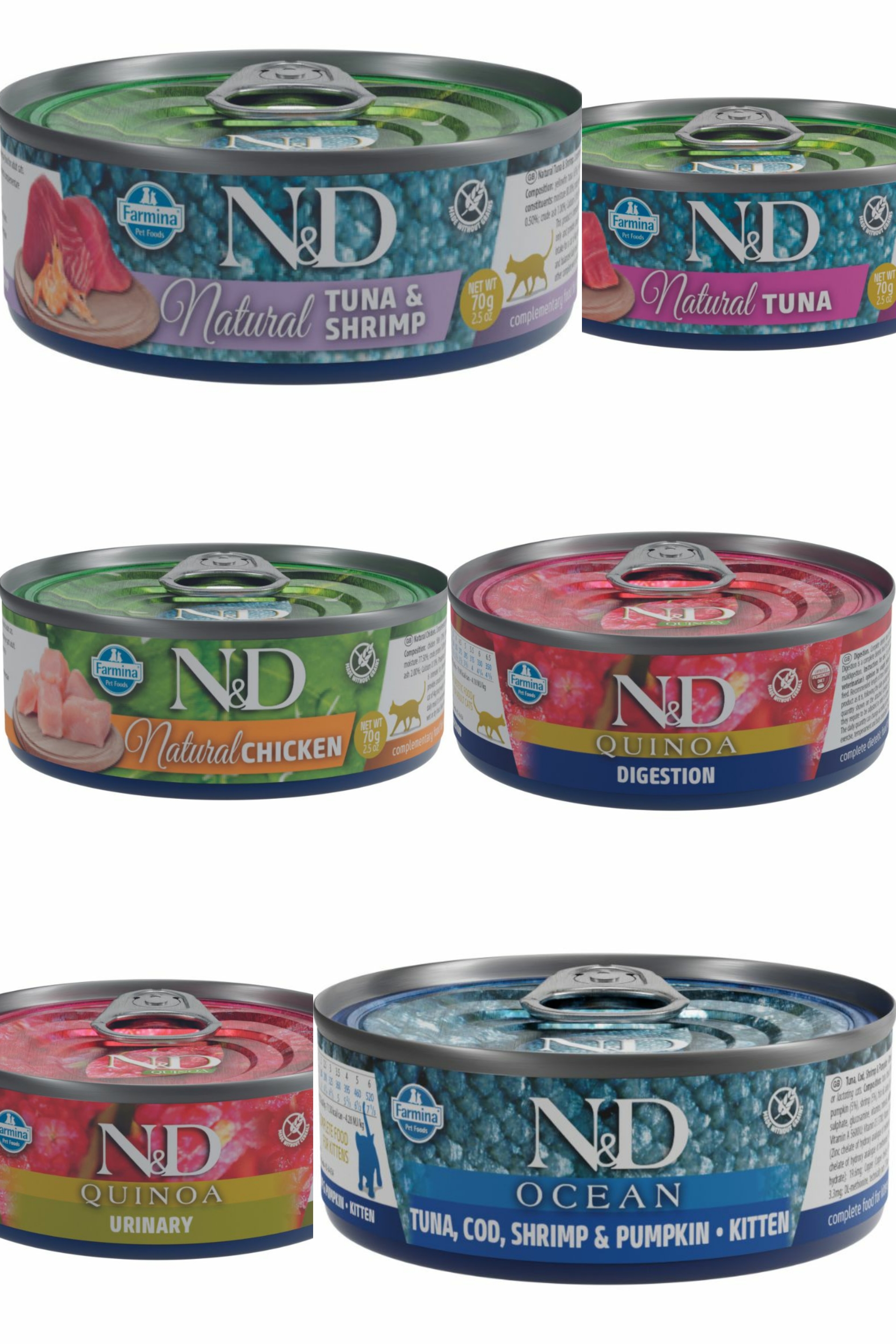 N&D - אן אנד די שימורים לחתול 70 גרם