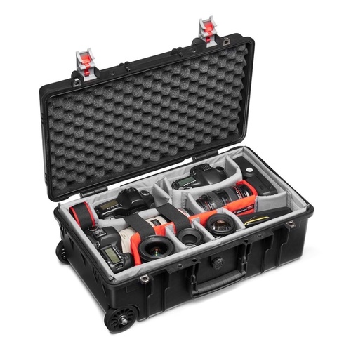 תיק טרולי קשיח לציוד צילום Manfrotto ReloaderTough H-55 PL
