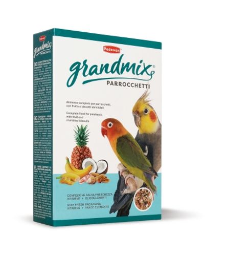 PADOVAN PARROCCHETTI GRANDMIX מזון מלא לקוקטלים גרנדמיקס פדובן