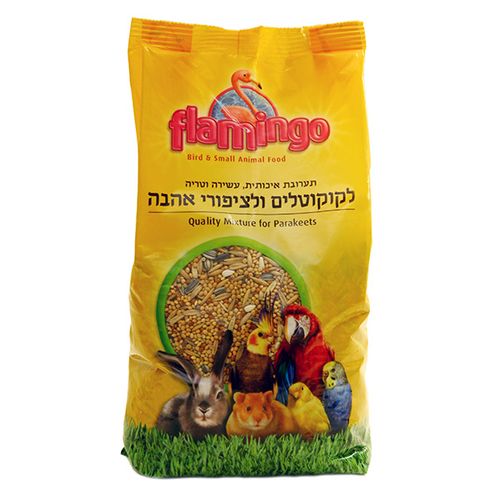 פלמינגו תערובת לקוקוטלים ולציפורי אהבה 1 ק