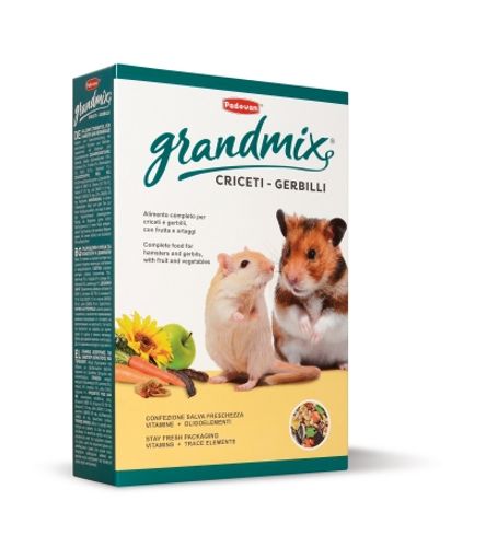 PADOVAN CRICETI-GERBILLI GRANDMIX מזון לאוגרים גרנדמיקס פדובן