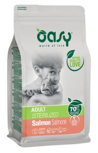 אואסי לחתול בוגר סלמון סטרלייז 1.5 ק"ג Oasy Adult Sterilized Salmon