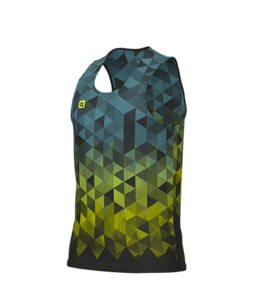 גופיית ריצה גברים ALE RUNNING LIGHT MESH TANK  צבעוני אריג דקיק ומחורר מנדף ואוורירי מאוד