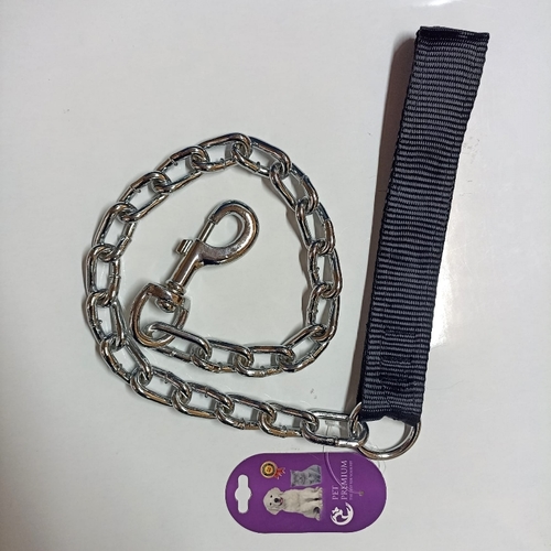רצועת שרשרת הולכה מתכת לכלבים