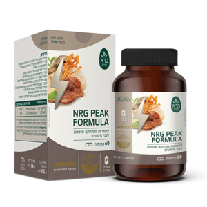 פורמולת אנרג׳י ברא צמחים 60 כמוסות - Bara NRG Peak Formula