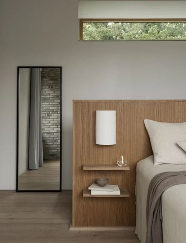 מראת קיר מלבנית עץ אלון MIRO Wall mirror