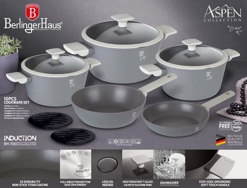 סט 5 כלי בישול איכותיים BERLINGERHAUS ASPEN BH-7061