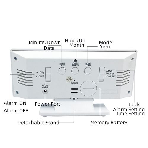 שעון שולחני דיגיטלי  RDE-NY-7441