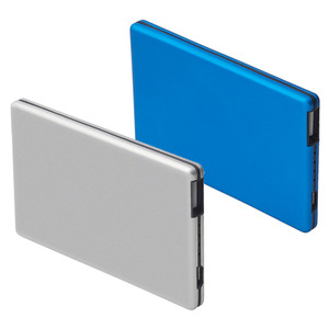מטען לניידים power bank כרטיס אשראי אלומניום דק