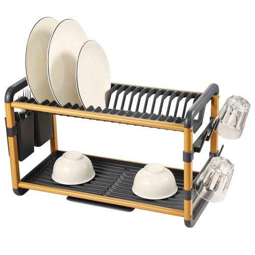 מייבש כלים 2 קומות דימוי עץ CULINERA Y.C.025516