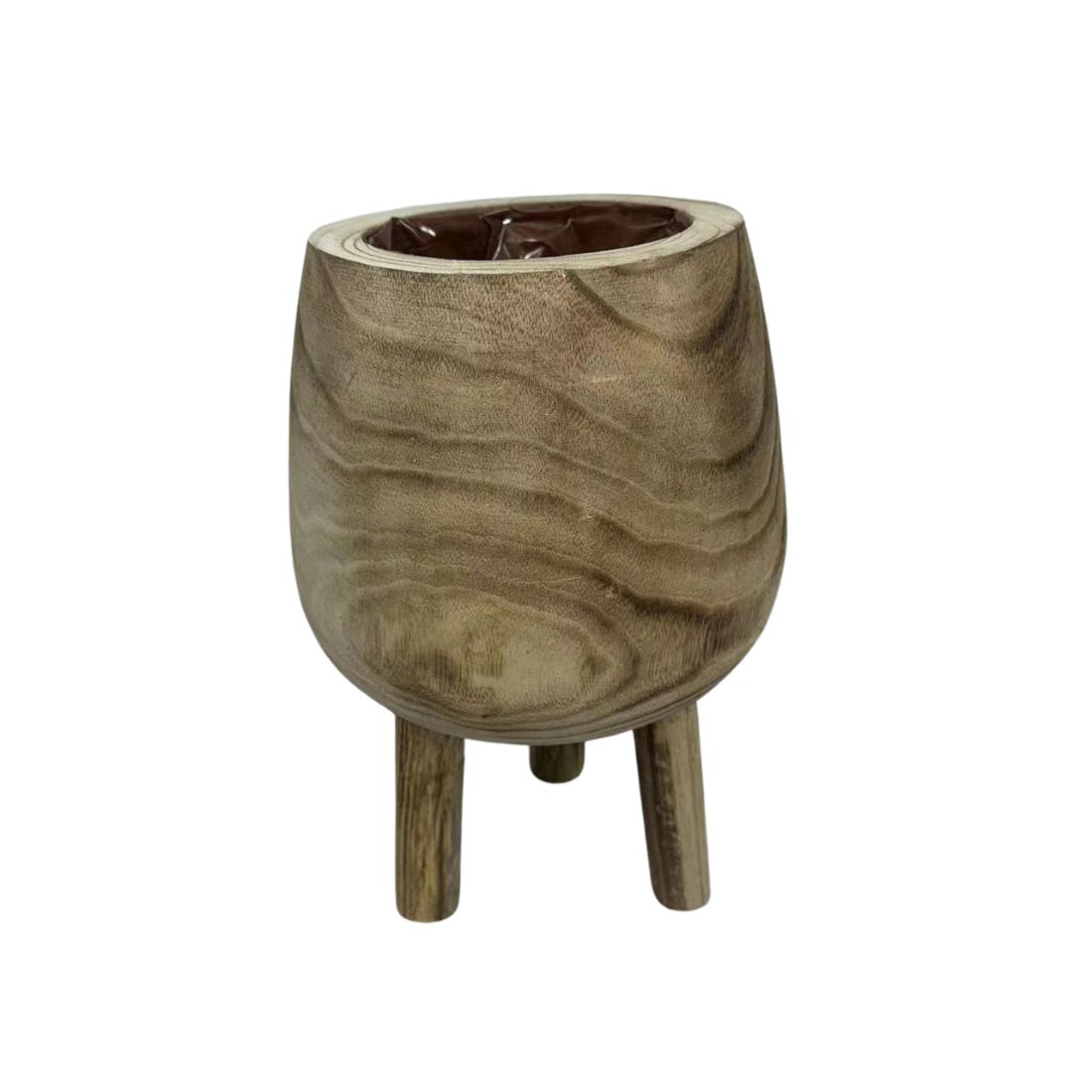 עציץ עץ עם רגליות 17*17*32 Y.C.026018