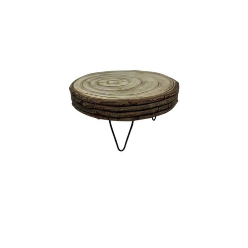 קרש מעמד עגול עם רגליות 24*24*11.5 Y.C.026155